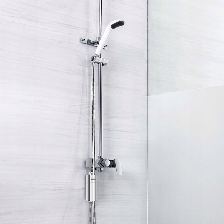 Filtr do wody prysznicowy PHILIPS AWP1775CH, kolor chrom, filtracja 50 000l