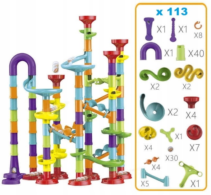 TOR KULKOWY KULODROM ZESTAW 113 EL KULKI WYRZUTNIA