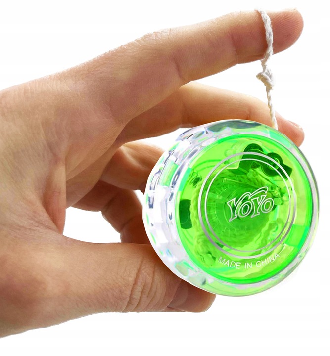 JOJO GRA ZRĘCZNOŚCIOWA YOYO ZABAWKA ŚWIECĄCE 4 szt JO-JO NA POCZĄTEK