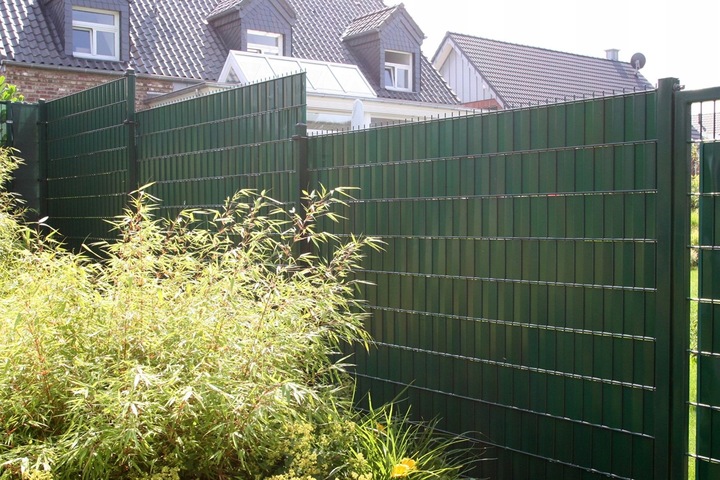 TAŚMA OGRODZENIOWA ZIELONA 19cmx35m OSŁONA NA OGRODZENIE PANELOWE PŁOT