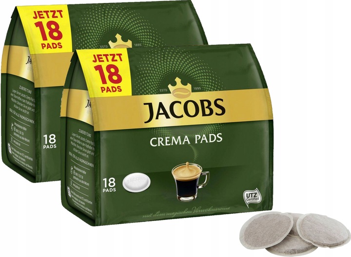 Kawa Jacobs Kronung Crema 36 pads SENSEO saszetki