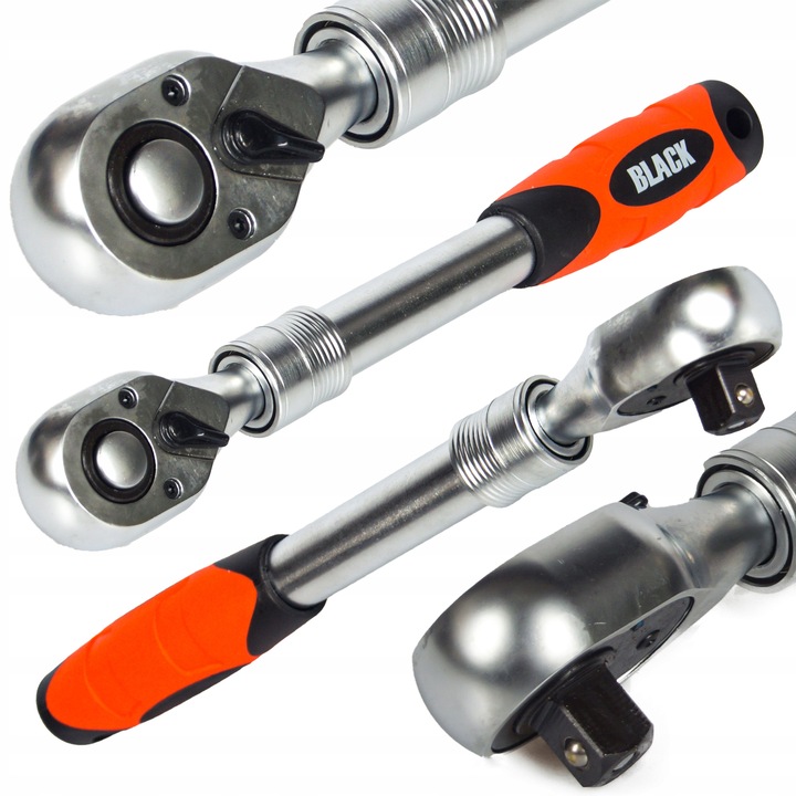 GRZECHOTKA TELESKOPOWA 1/2'' CRV MOCNA 300-440 mm