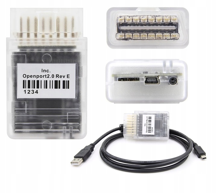 SAMOCHODOWE ZŁĄCZE OBD2 CAN 2.0 OPENPORT USB 2.0