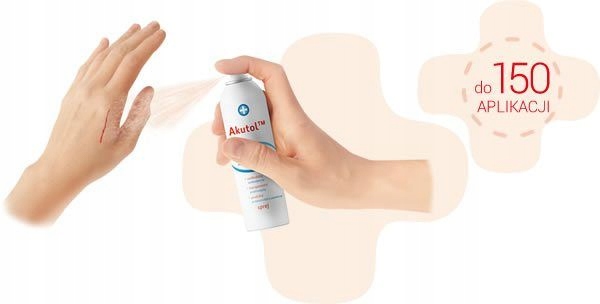 AKUTOL OPATRUNEK SPRAY DO OPATRYWANIA RAN 60 ML