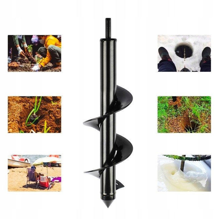 ŚWIDER WIERTŁO WIERTNICA DO SADZENIA ZIEMI GLEBY GLEBOWA 8 CM 30 CM