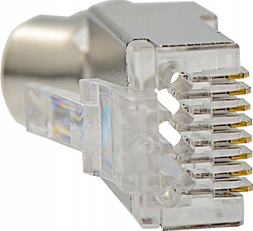 Wtyki RJ45 przelotowy kat 7 FTP pass through 10szt