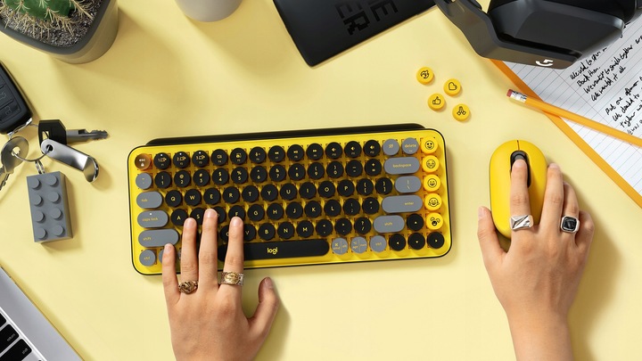 Mechaniczna klawiatura bezprzewodowa Logitech POP Keys US'Intl + CYRYLICA