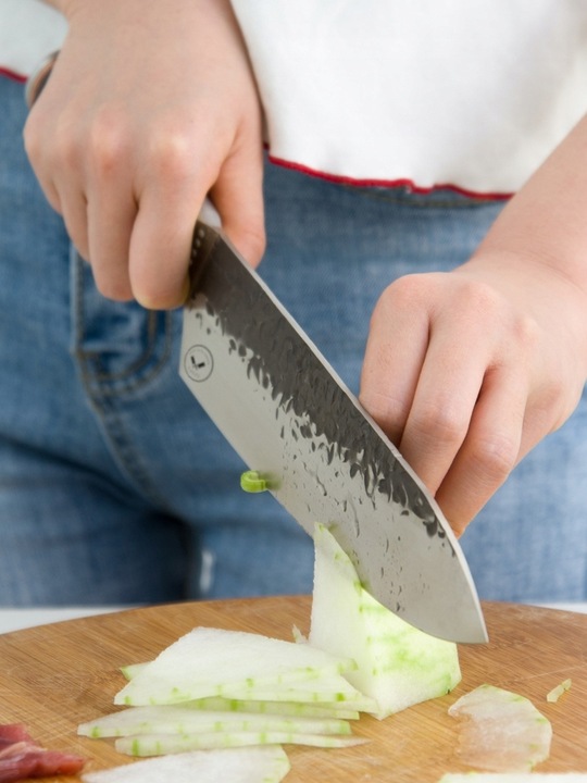 JAPOŃSKI NÓŻ Szefa Kuchni OSTRY NÓŻ KUCHENNY TASAI Do Mięsa i Warzyw