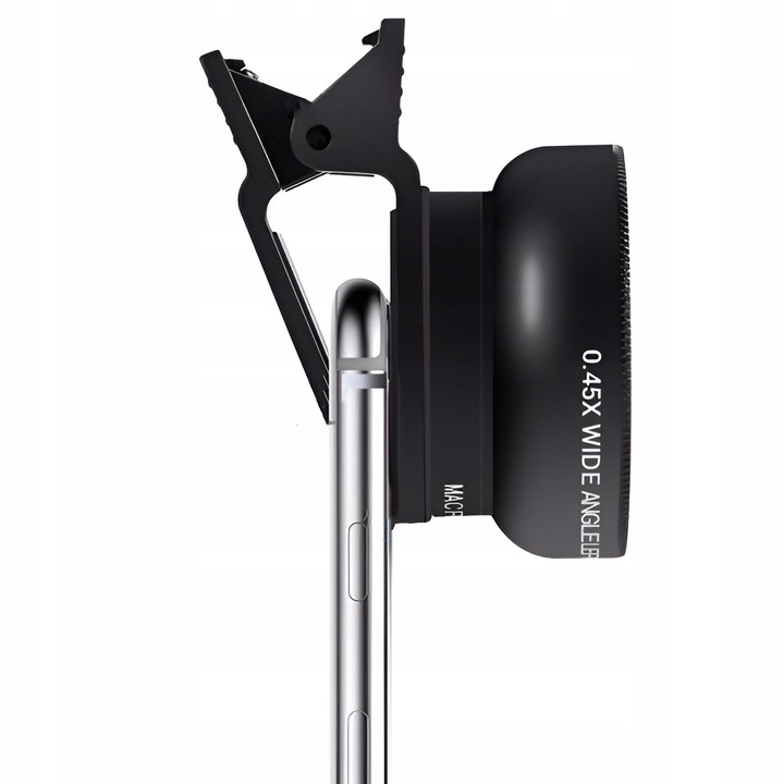 OBIEKTYW 2w1 MACRO + SZEROKOKĄTNY DO TELEFONU