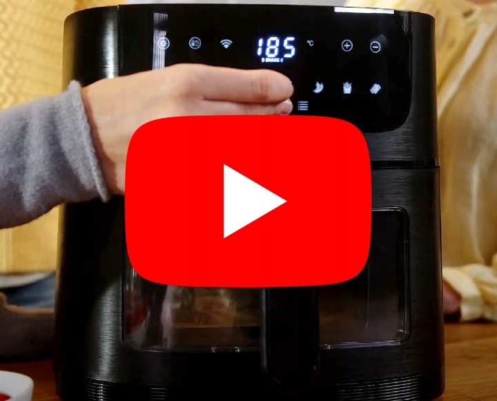 Frytkownica Beztłuszczowa Air Fryer Frytownica piekarnik Smart Tuya 6L