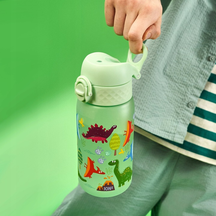 BIDON NA WODĘ DO SZKOŁY PRZEDSZKOLA DLA CHŁOPCA DINOZAURY DINO ION8 0,35 l