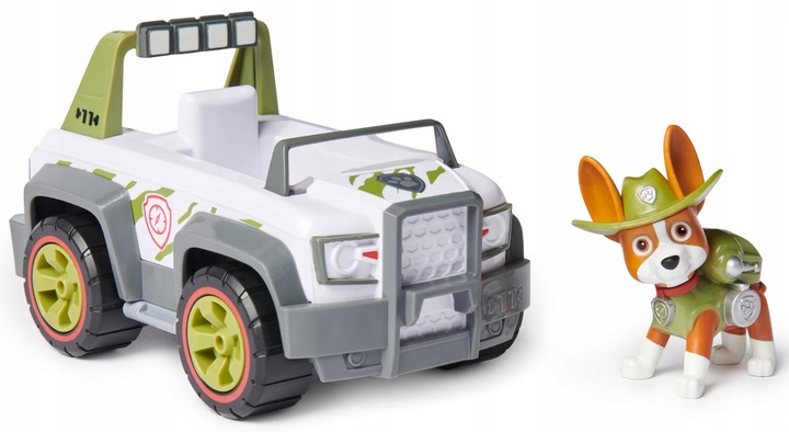 PSI PATROL TRACKER FIGURKA + JEEP POJAZD TERENOWY