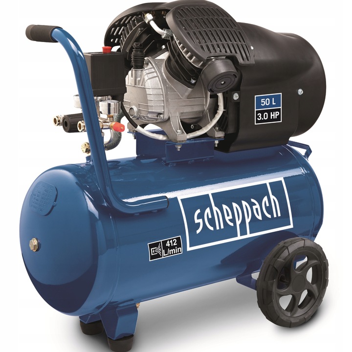 Wielofunkcyjny Kompresor Sprężarka Olejowy Dwutłokowy 52DC 50L 8B