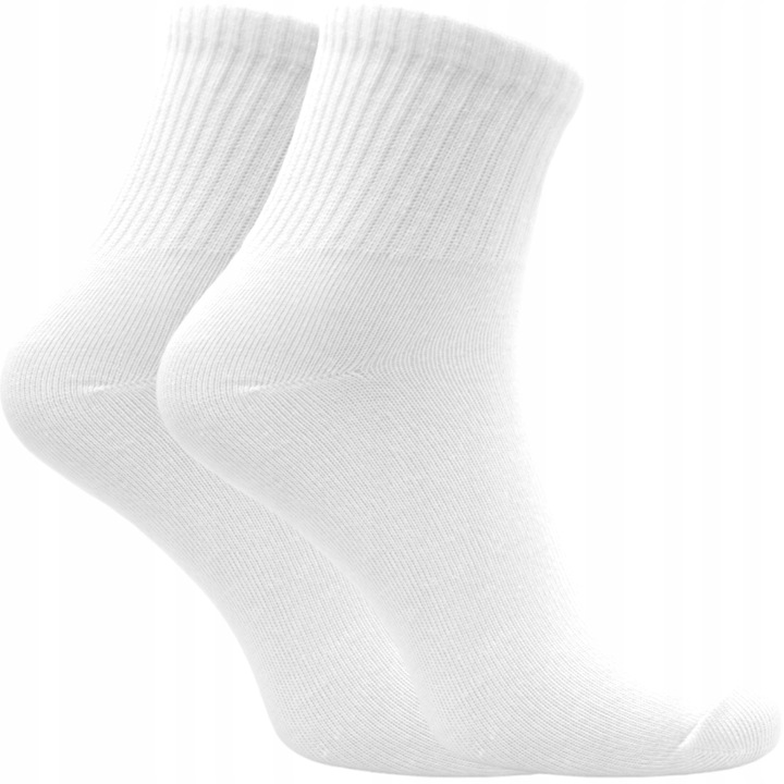 10x SKARPETY BIAŁE DAMSKIE BAWEŁNIANE TRWAŁE 35-38