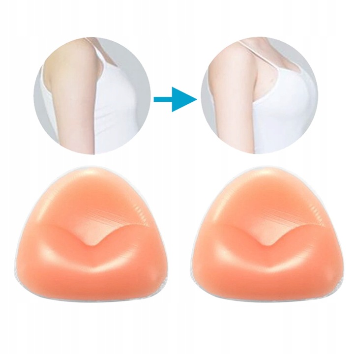 WKŁADKI DO BIKINI STANIKA PUSH UP SILIKON WYMIENNE MODELUJĄCE POWIĘKSZAJĄCE