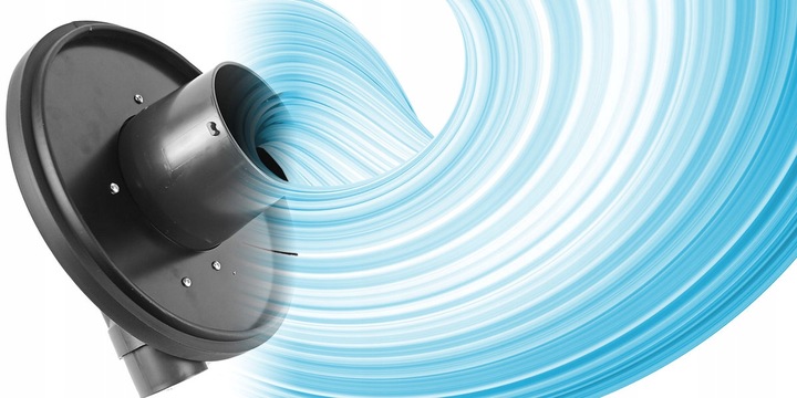 SEPARATOR CYKLONOWY PYŁU DO ODKURZACZA ODPYLACZ DO GIPSU WIÓRÓW TROCIN