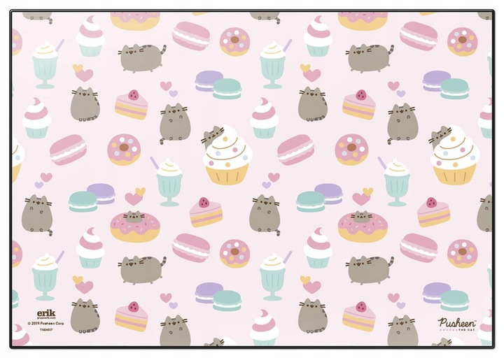 Pusheen Rose Collection - podkładka na biurko 49,