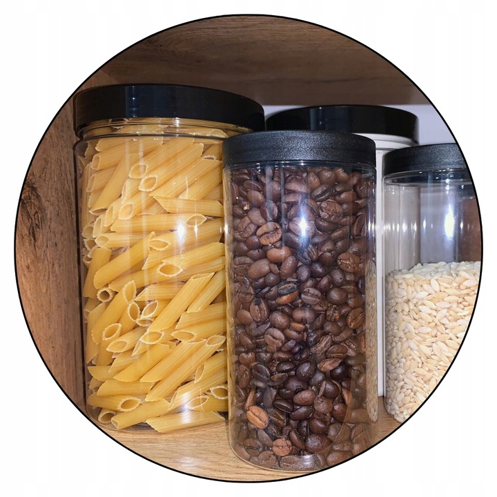 Słoiki POJEMNIKI na przyprawy makaron 500+1250+ 1500 ml 14 szt MEGA