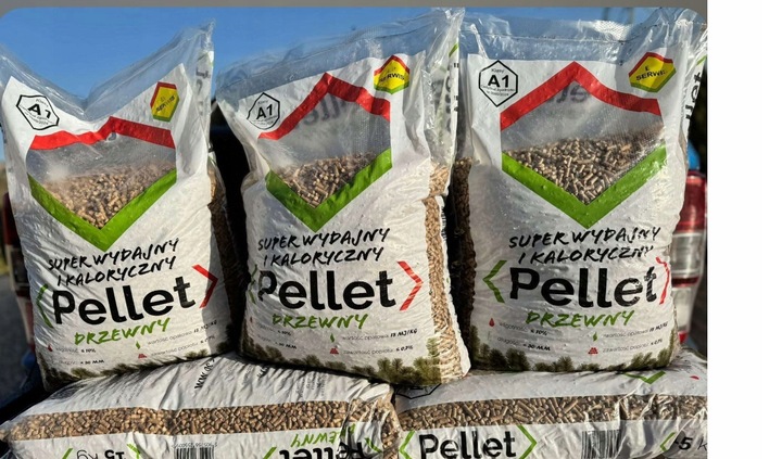Pellet pelet drzewnySOSNOWY 6mm Certyfikat A1 worek 15kg 16,5MJ/kg Super!