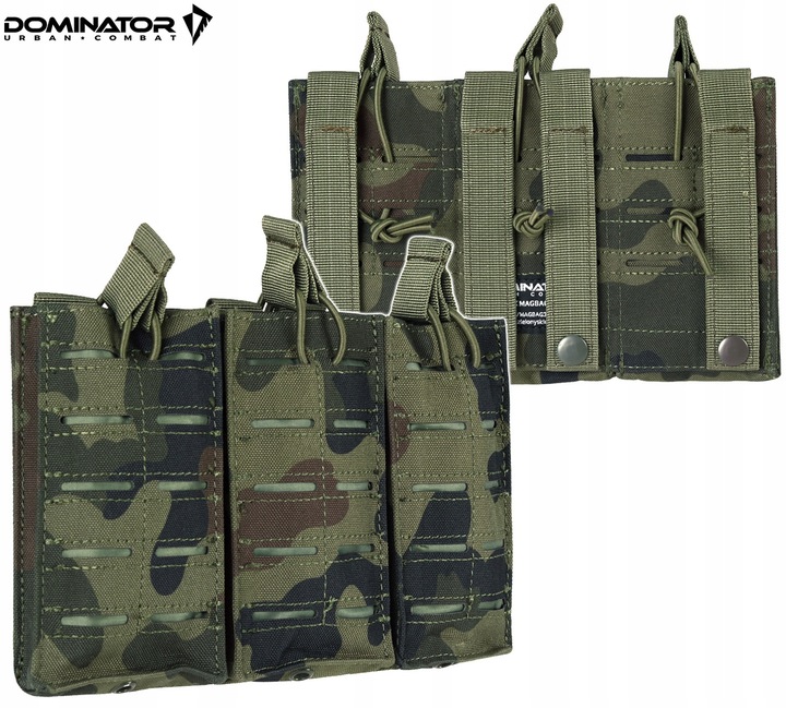 Ładownica na 3 Magazynki AK Beryl Grot TYTAN DOMINATOR Molle LaserCut wz.93