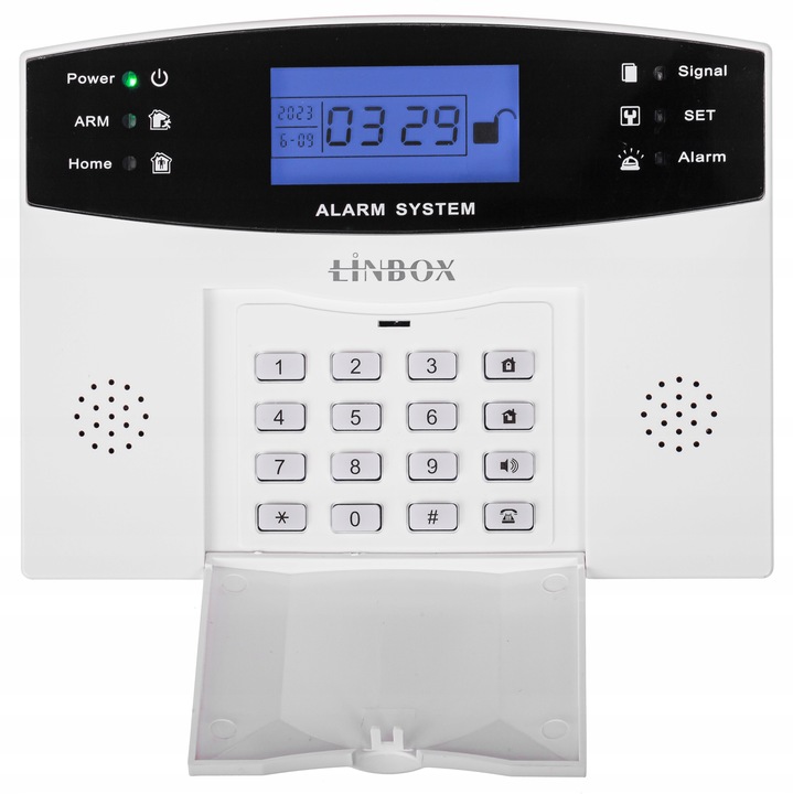 BEZPRZEWODOWY ALARM LCD GSM APP SYRENY POLSKI