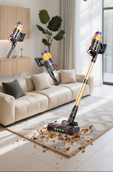 Odkurzacz bezprzewodowy Blossom V18 pionowy 50000PA 550W do domu /