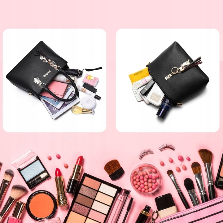 DAMSKA TOREBKA 2w1 SKÓRZANA NA PASKU DLA KOBIET PREZENT DO PRACY