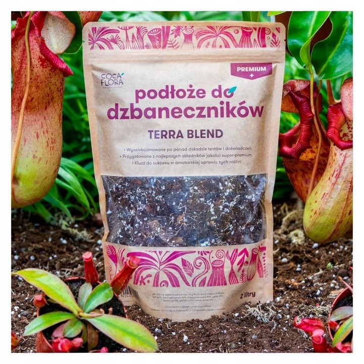 Specjalistyczne Podłoże Ziemia Do DZBANECZNIKÓW Mix PREMIUM