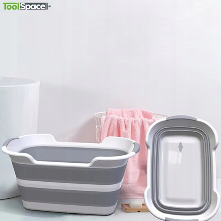 Miska składana miednica wanienka silikonowa duża turystyczna Z