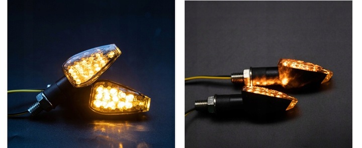 KIERUNKOWSKAZY QUAD MOTOR SKUTER MIGACZE DYMIONE 12 LED 4SZT !!!