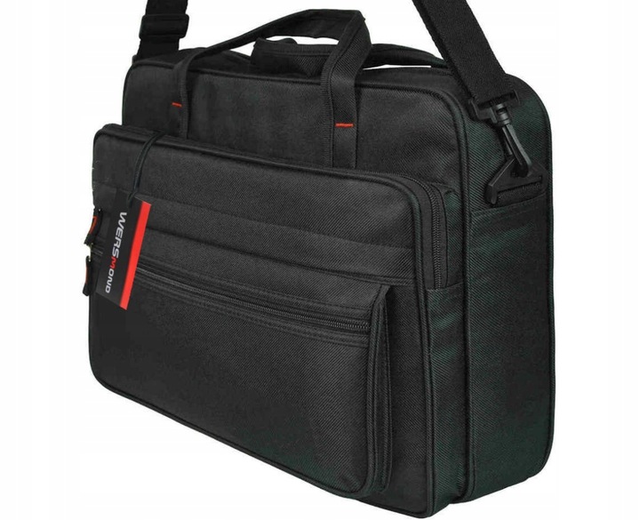 WERSmond torba na dokumenty poliester bez wzoru