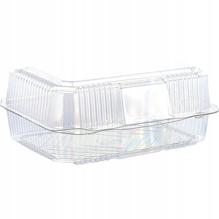 POJEMNIK CUKIERNICZY CIASTO OPAKOWANIE PRZEZROCZYSTY KOMUNIA WESELE