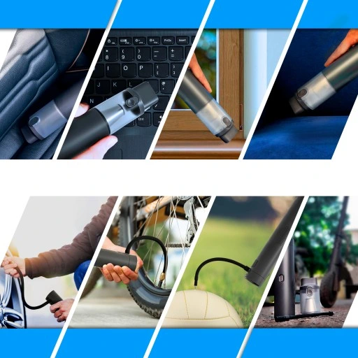 Kompresor samochodowy + Odkurzacz 2w1 Extralink