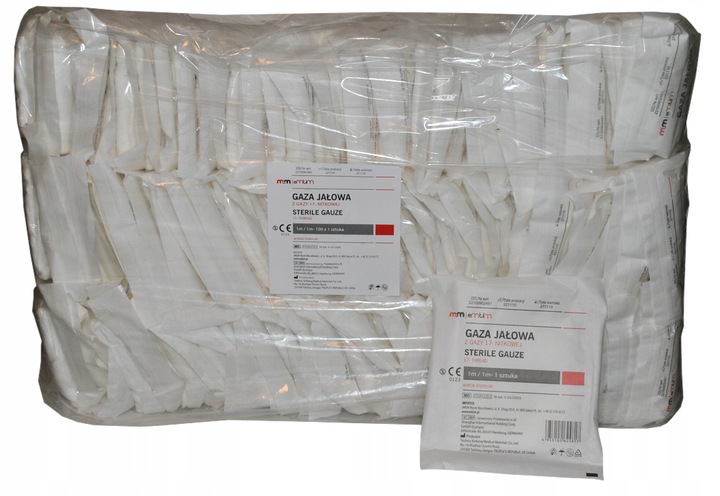 GAZA OPATRUNKOWA JAŁ EMTIM 17NITKOWA 1M2 100SZT