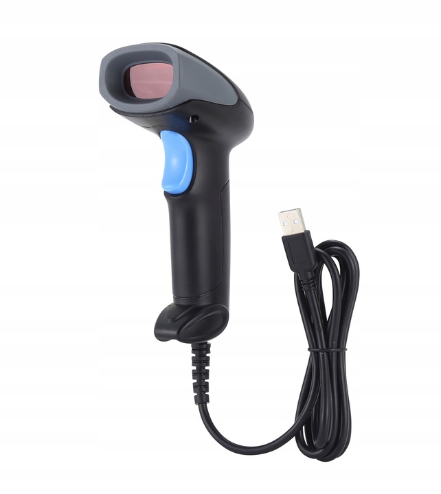 Czytnik Skaner Kodów Kreskowych Stacjonarny Laserowy EAN USB Przewodowy 1D