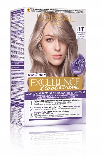 L'Oreal Excellence Farba Do Włosów 8.11