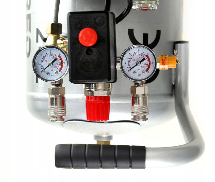 SPRĘŻARKA POWIETRZA KOMPRESOR OLEJOWY 3,4KM 24L + ZESTAW PNEUMATYCZNY