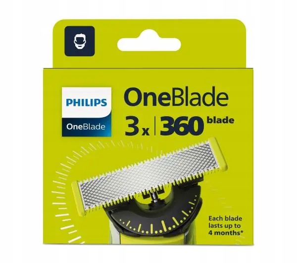 Ostrza do golarki PHILIPS OneBlade 360 QP430/50 3 Sztuki