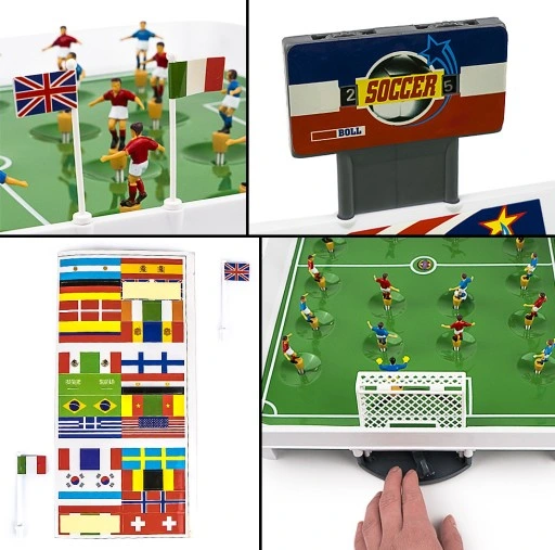 DUŻE PIŁKARZYKI SPRĘŻYNOWE XXL 22 PIŁKARZY PIŁKA