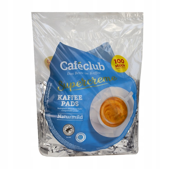Pady CAFECLUB NATURMILD Pads SENSEO 100 szt. + GRATIS videobook