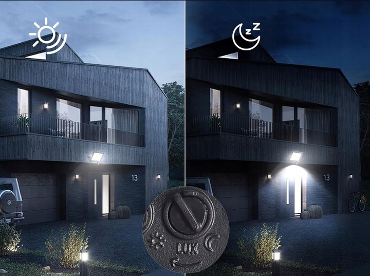 HALOGEN LED z czujnikiem ruchu naświetlacz lampa 100W 4500K ZEWNĘTRZNY