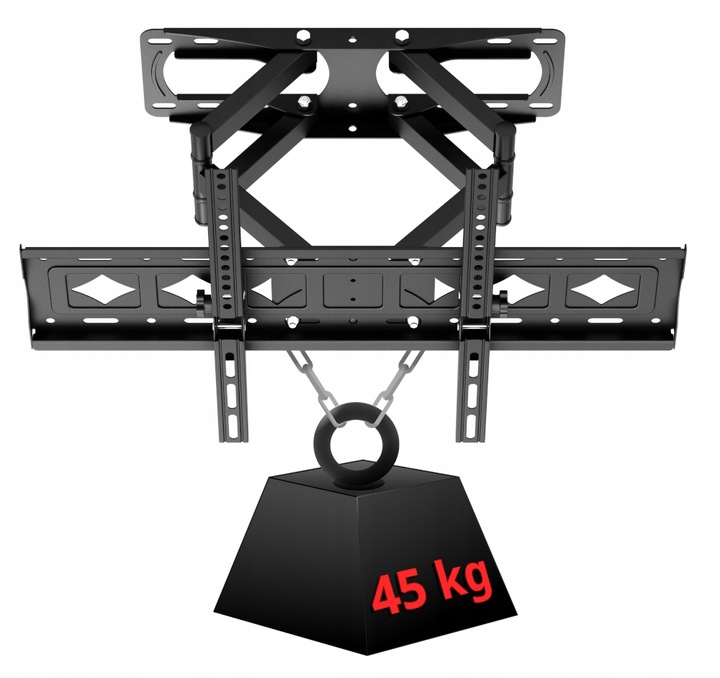 UCHWYT DO TELEWIZORA 32-85 CALI OBROTOWY REGULOWANY EXTRA MOCNY DO