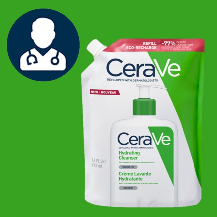 CeraVe Emulsja Nawilżająca do Mycia Skóra Normalna i Sucha 473ml Refill