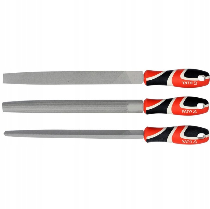 Yato Zestaw Pilników Do Metalu 250 mm 3 szt.