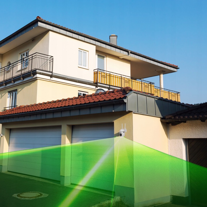 KAMERA ZEWNĘTRZNA WiFi IP OBROTOWA 3MPx TUYA Bezprzewodowa Full HD 8x ZOOM