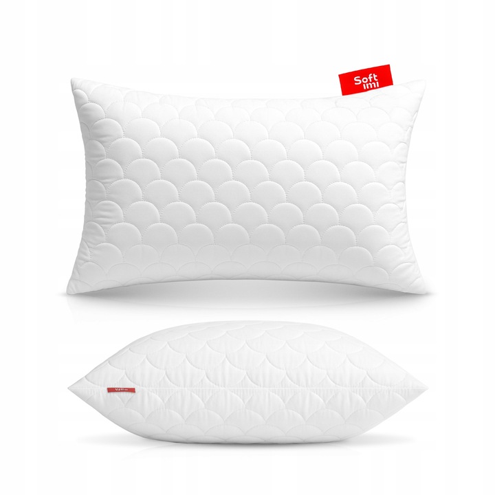 PODUSZKA 50X70 ANTYALERGICZNA PIKOWANA GRUBA ZAMEK