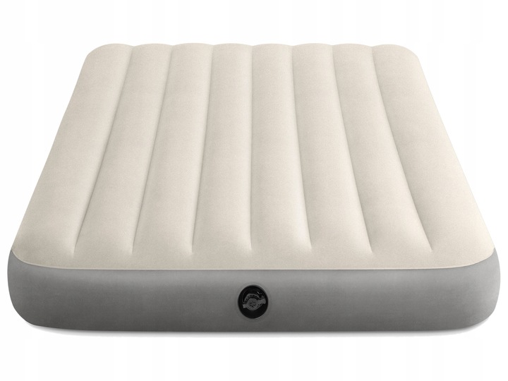 Materac Dmuchany Dwuosobowy Welurowy Łóżko Intex z Pompką MODEL 2024