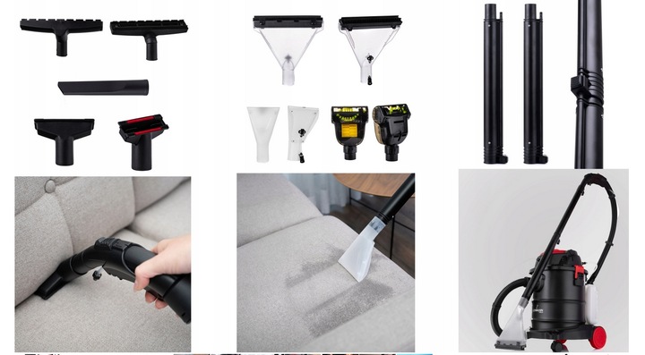 Odkurzacz piorący Lehmann UltraWash 2000 W czarny