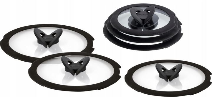 Zestaw szklanych pokrywek TEFAL Ingenio 6el.