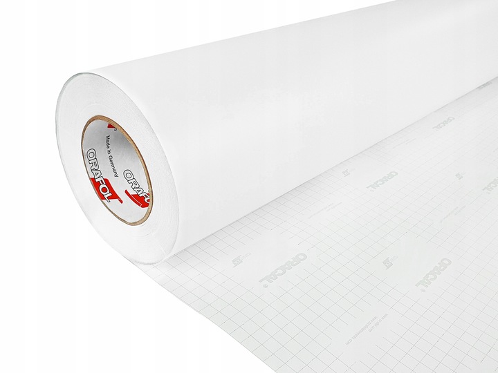 Okleina Folia Samoprzylepna Na Meble Drzwi Kolor Biały Mat Rolka